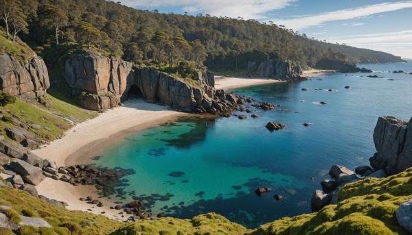 Comment trouver des anses isolées en Tasmanie ?