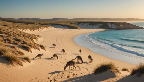 Où observer les kangourous sur les plages sauvages ?
