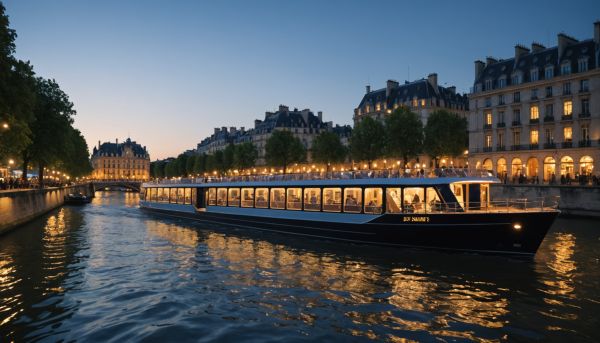 Réservez une croisière unique sur la Seine à Paris