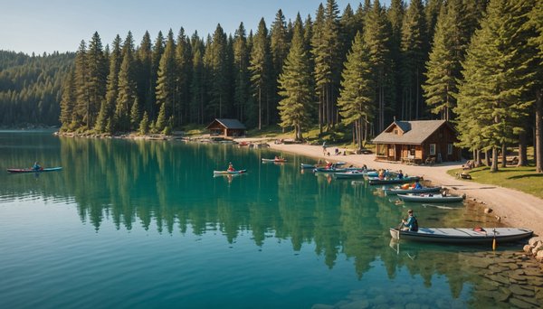 Le lac de sanguinet : activités et balades avec le domaine les oréades